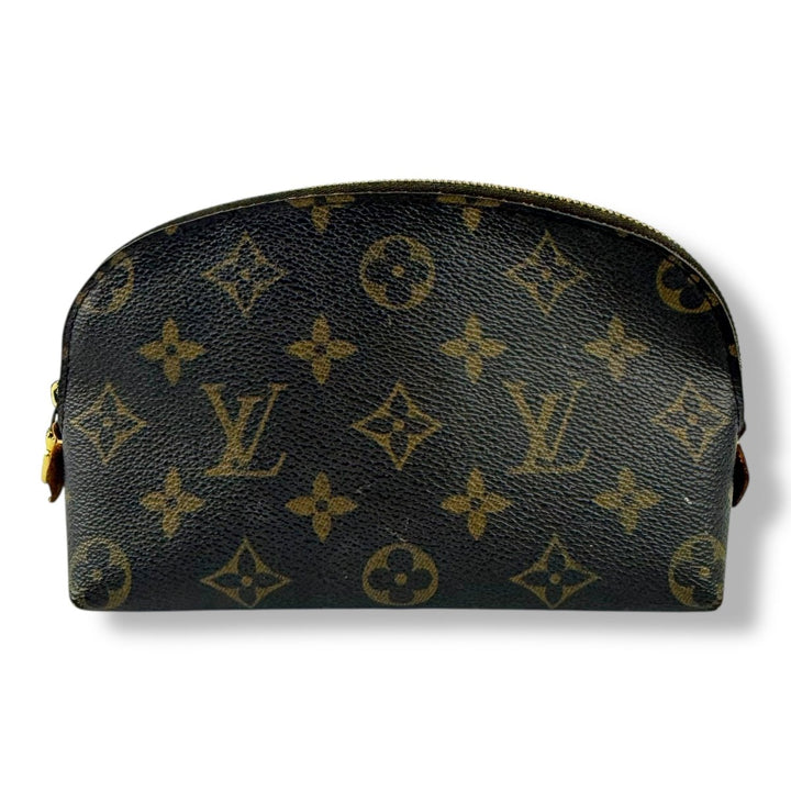 Louis Vuitton Brown Monogram PM Travel Cosmetic Pouch - Lux Central