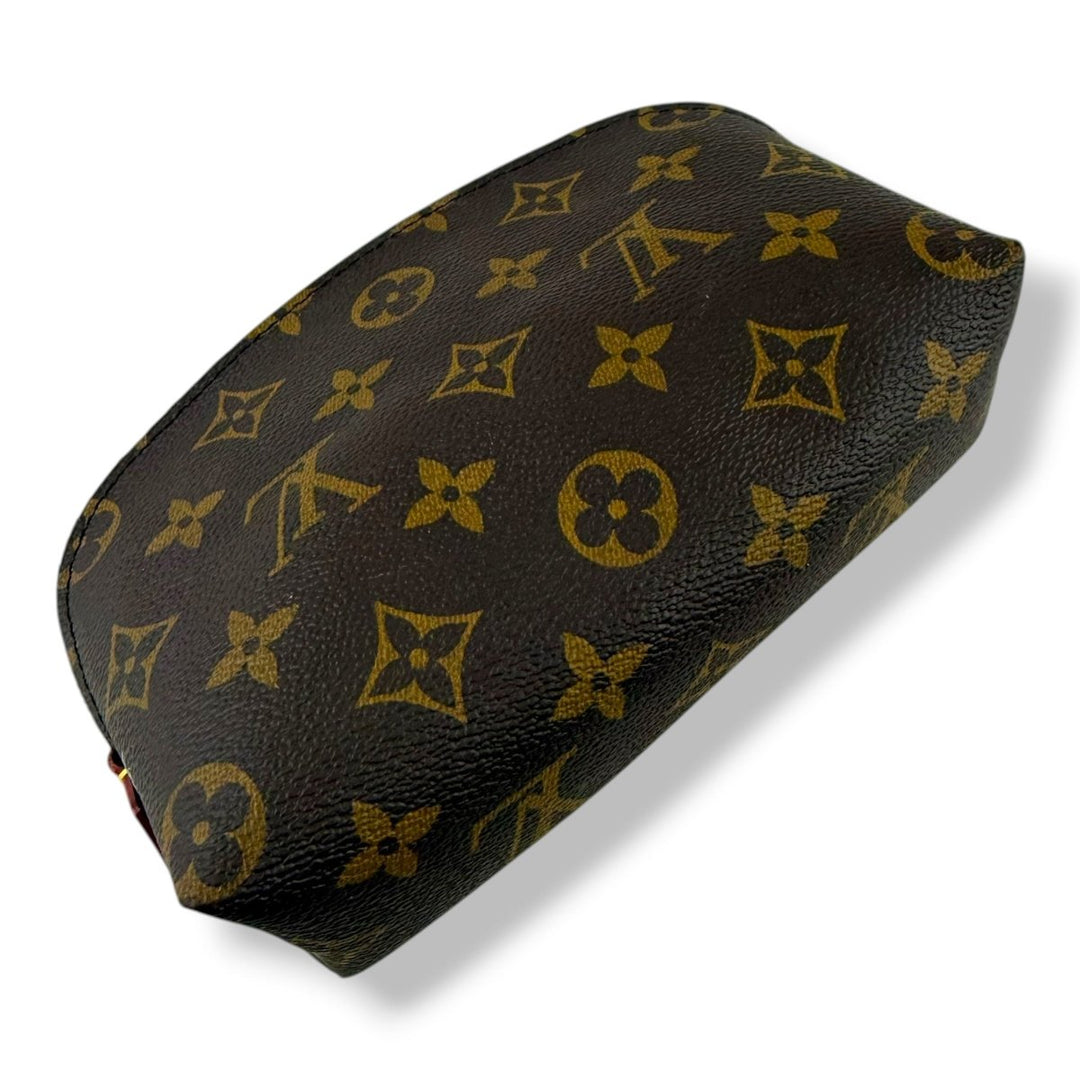 Louis Vuitton Brown Monogram PM Travel Cosmetic Pouch - Lux Central