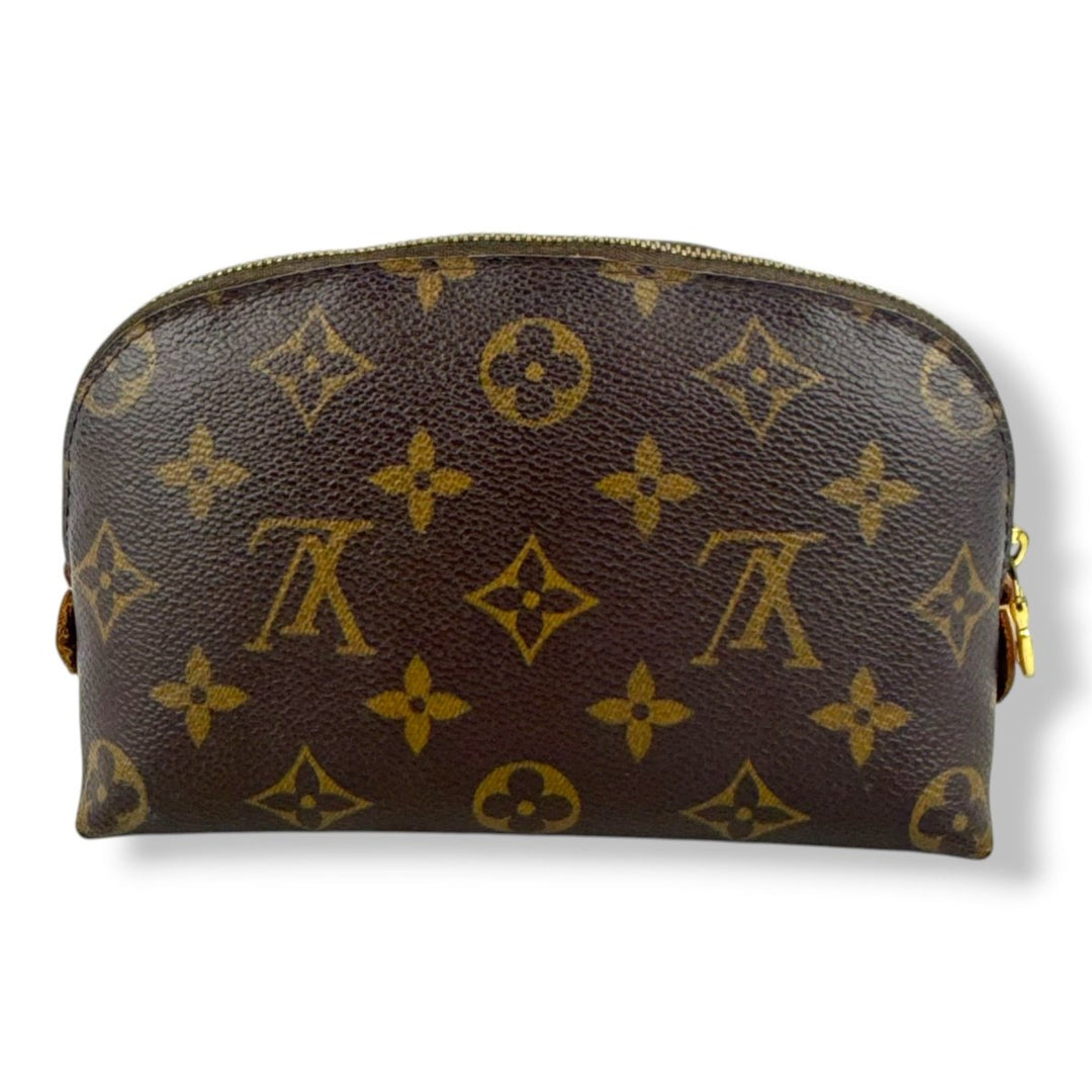 Louis Vuitton Brown Monogram PM Travel Cosmetic Pouch - Lux Central