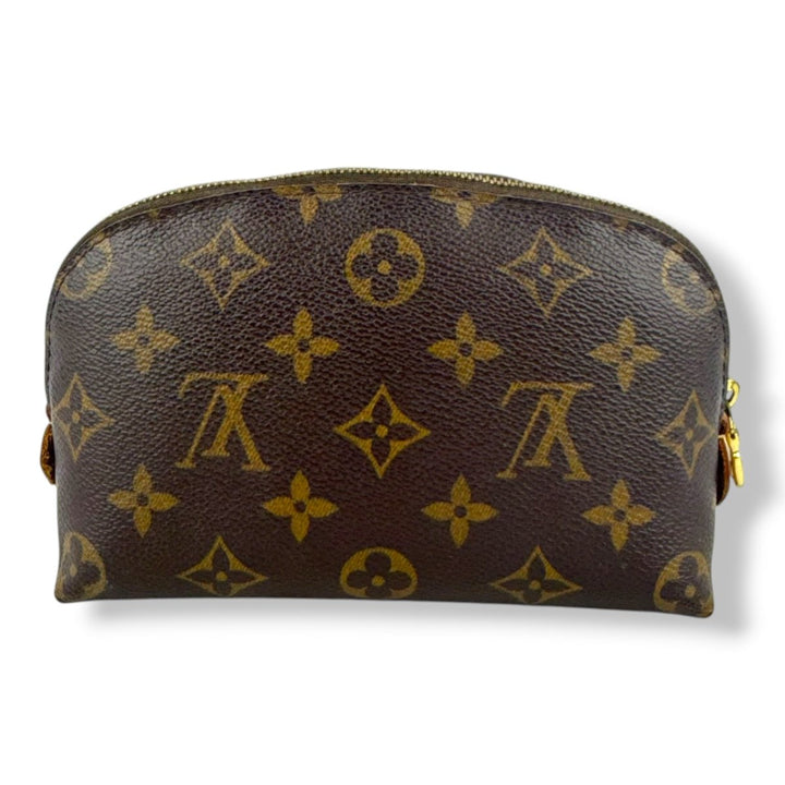 Louis Vuitton Brown Monogram PM Travel Cosmetic Pouch - Lux Central