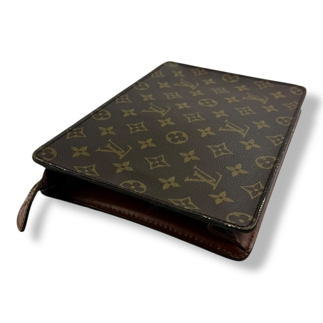 Louis Vuitton Brown Monogram Pochette Homme Clutch Bag - Lux Central