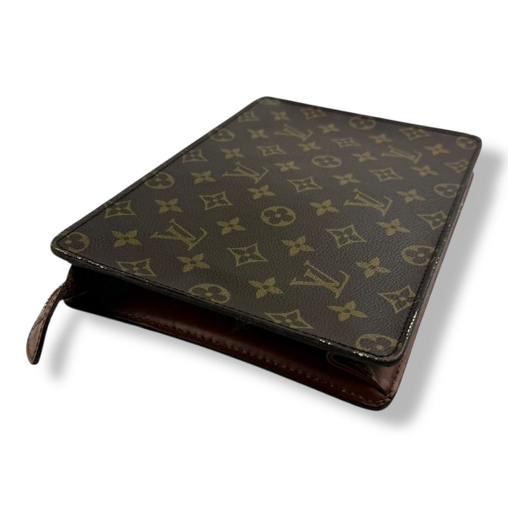 Louis Vuitton Brown Monogram Pochette Homme Clutch Bag - Lux Central