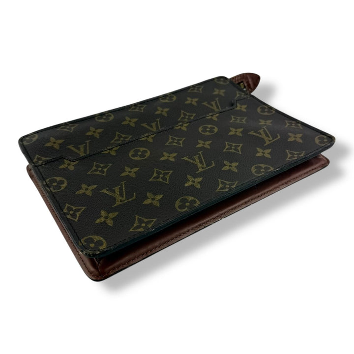 Louis Vuitton Brown Monogram Pochette Homme Clutch Bag - Lux Central