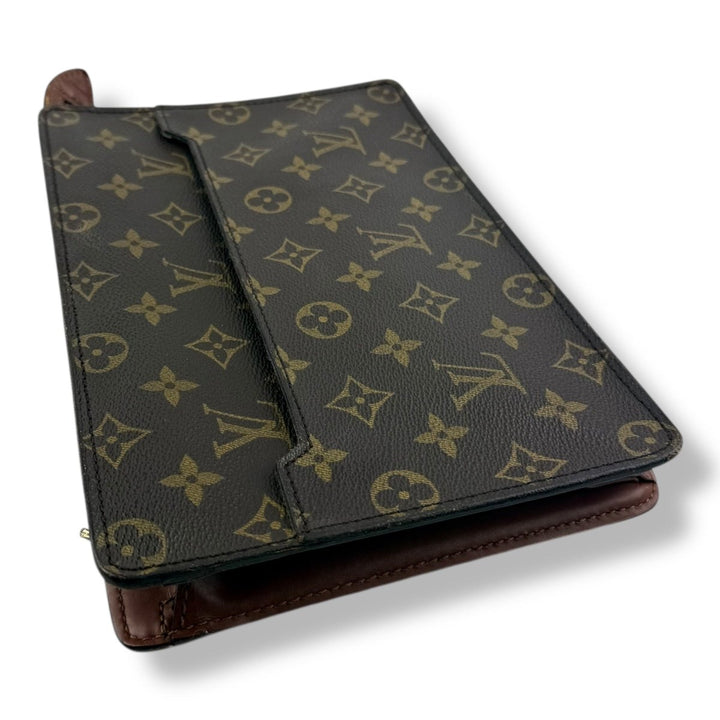 Louis Vuitton Brown Monogram Pochette Homme Clutch Bag - Lux Central