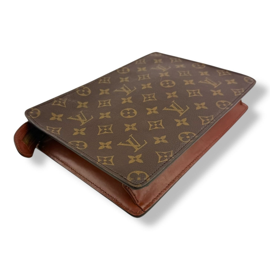 Louis Vuitton Brown Monogram Pochette Homme Clutch Bag - Lux Central