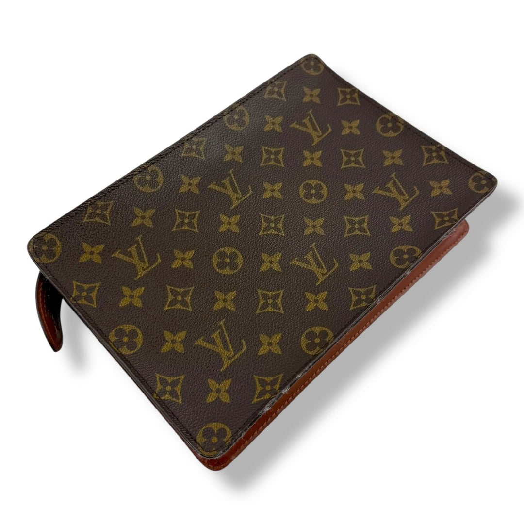 Louis Vuitton Brown Monogram Pochette Homme Clutch Bag - Lux Central