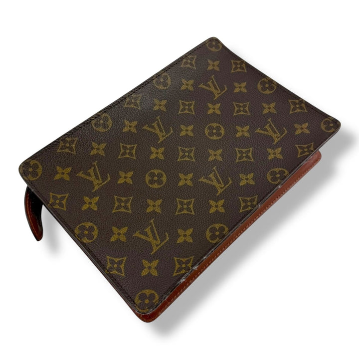 Louis Vuitton Brown Monogram Pochette Homme Clutch Bag - Lux Central