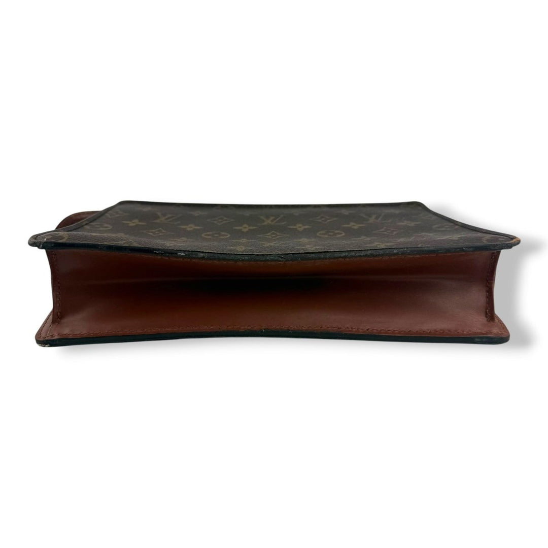 Louis Vuitton Brown Monogram Pochette Homme Clutch Bag - Lux Central
