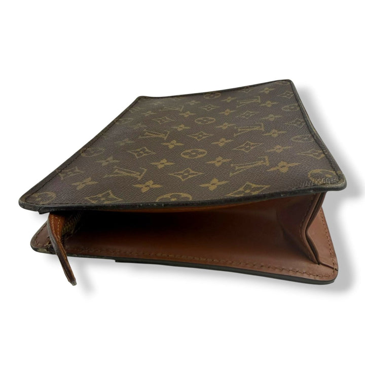 Louis Vuitton Brown Monogram Pochette Homme Clutch Bag - Lux Central