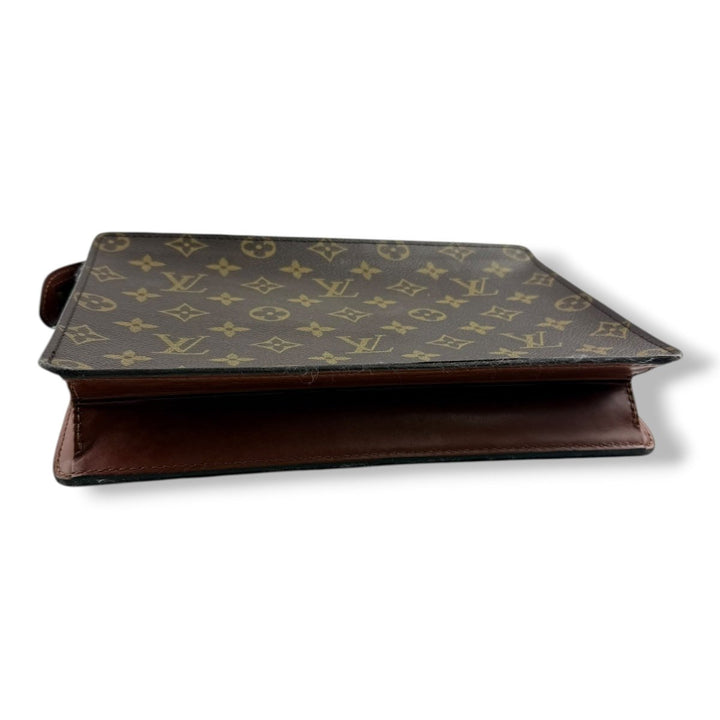 Louis Vuitton Brown Monogram Pochette Homme Clutch Bag - Lux Central