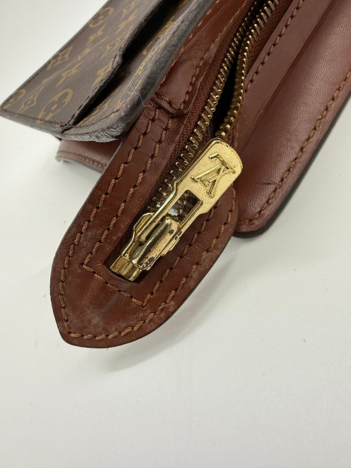 Louis Vuitton Brown Monogram Pochette Homme Clutch Bag - Lux Central