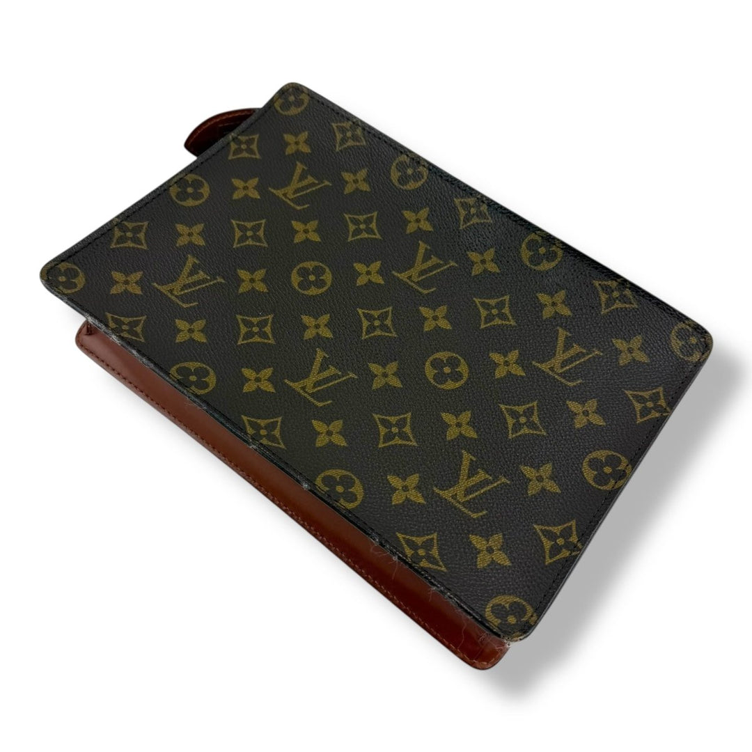 Louis Vuitton Brown Monogram Pochette Homme Clutch Bag - Lux Central