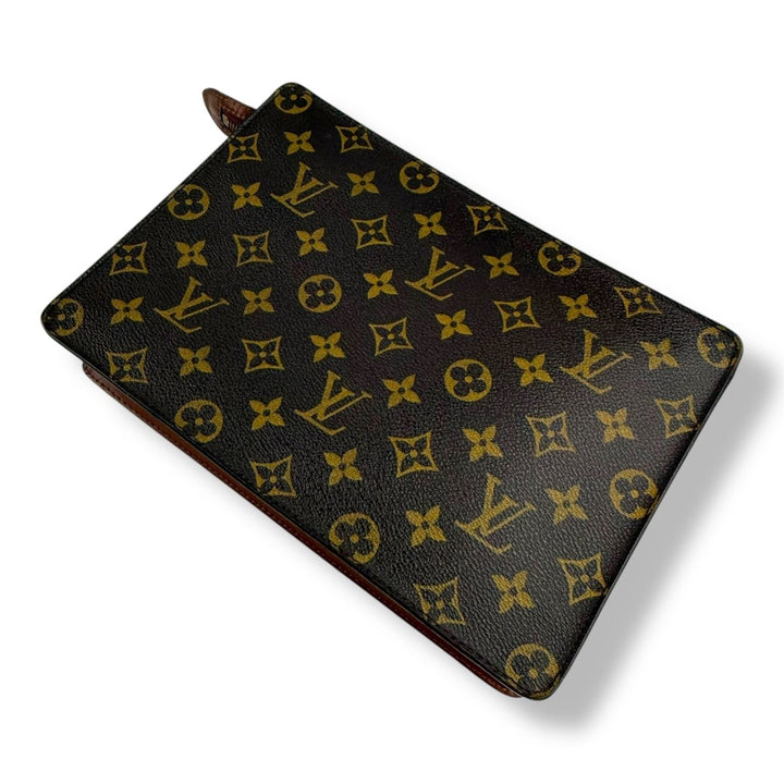 Louis Vuitton Brown Monogram Pochette Homme Clutch Bag - Lux Central
