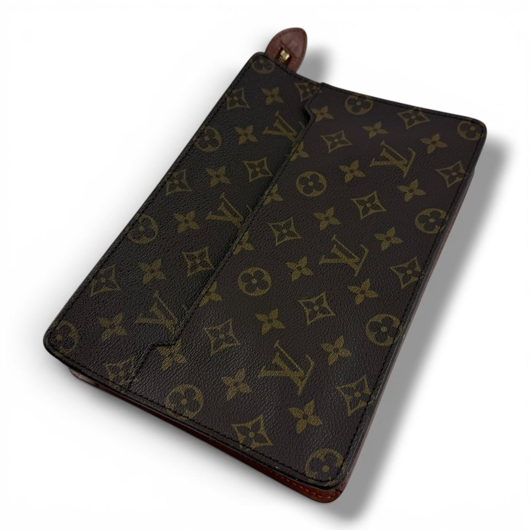 Louis Vuitton Brown Monogram Pochette Homme Clutch Bag - Lux Central