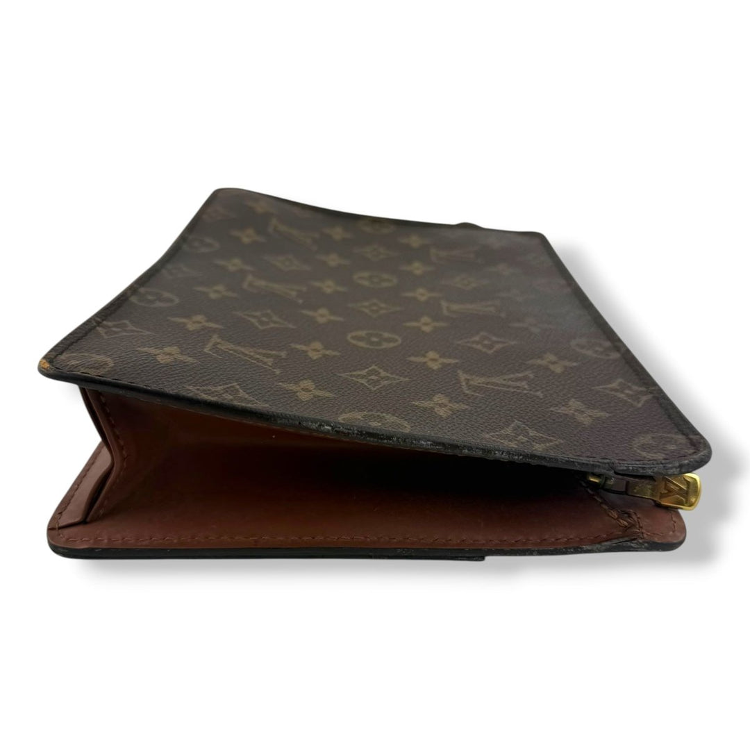 Louis Vuitton Brown Monogram Pochette Homme Clutch Bag - Lux Central