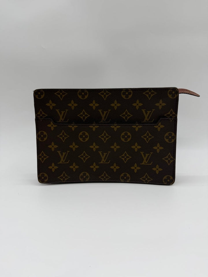 Louis Vuitton Brown Monogram Pochette Homme Clutch Bag - Lux Central