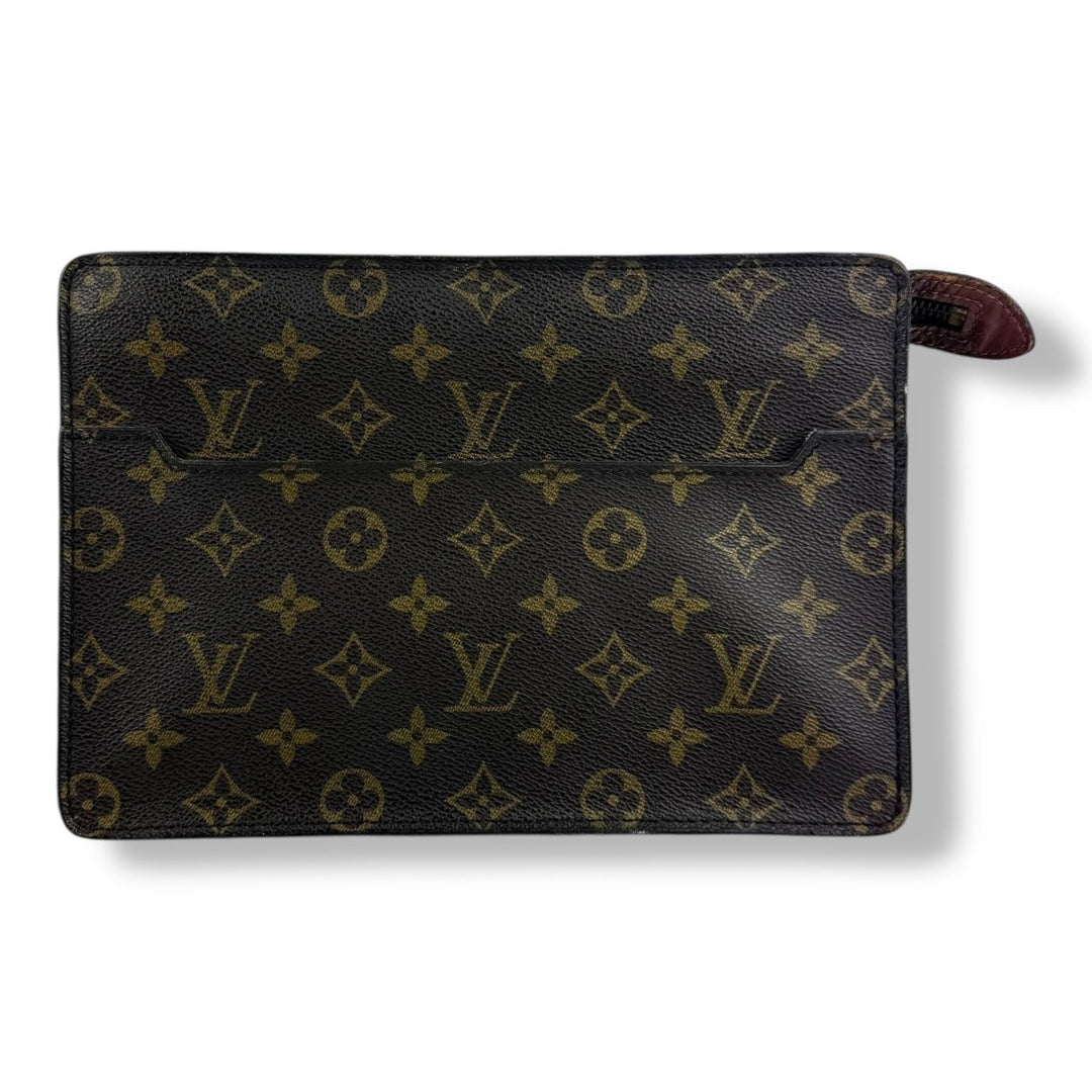 Louis Vuitton Brown Monogram Pochette Homme Clutch Bag - Lux Central