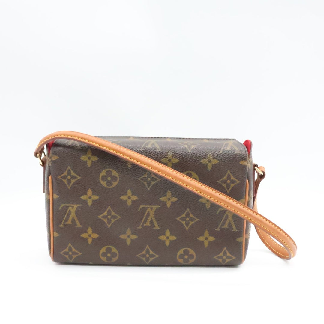 Louis Vuitton Brown Monogram Recital Shoulder Handbag - Lux Central