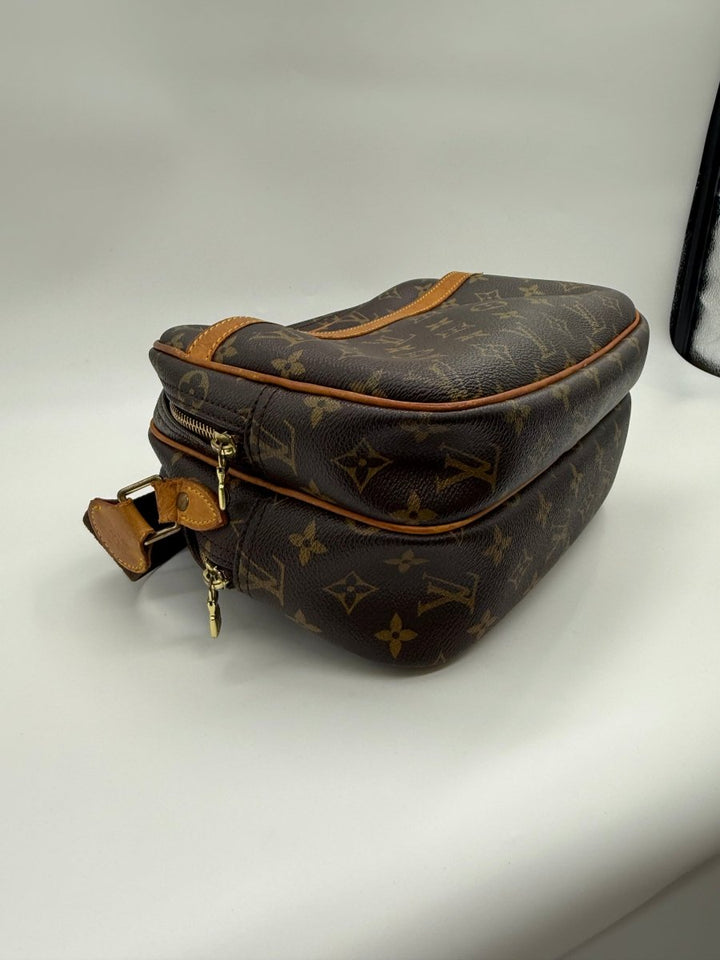 Louis Vuitton Brown Monogram Reporter PM Shoulder Bag - Lux Central