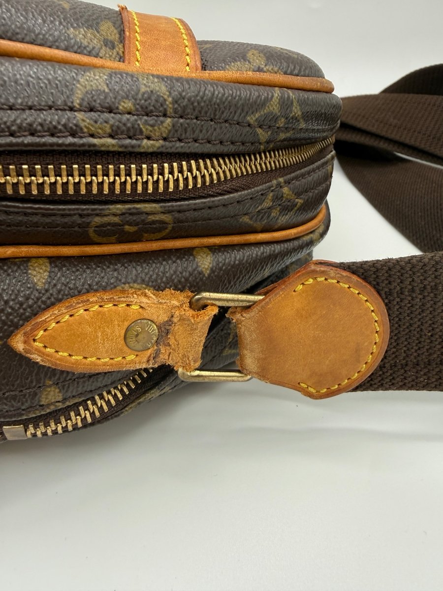 Louis Vuitton Brown Monogram Reporter PM Shoulder Bag - Lux Central