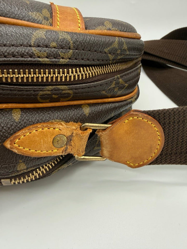 Louis Vuitton Brown Monogram Reporter PM Shoulder Bag - Lux Central