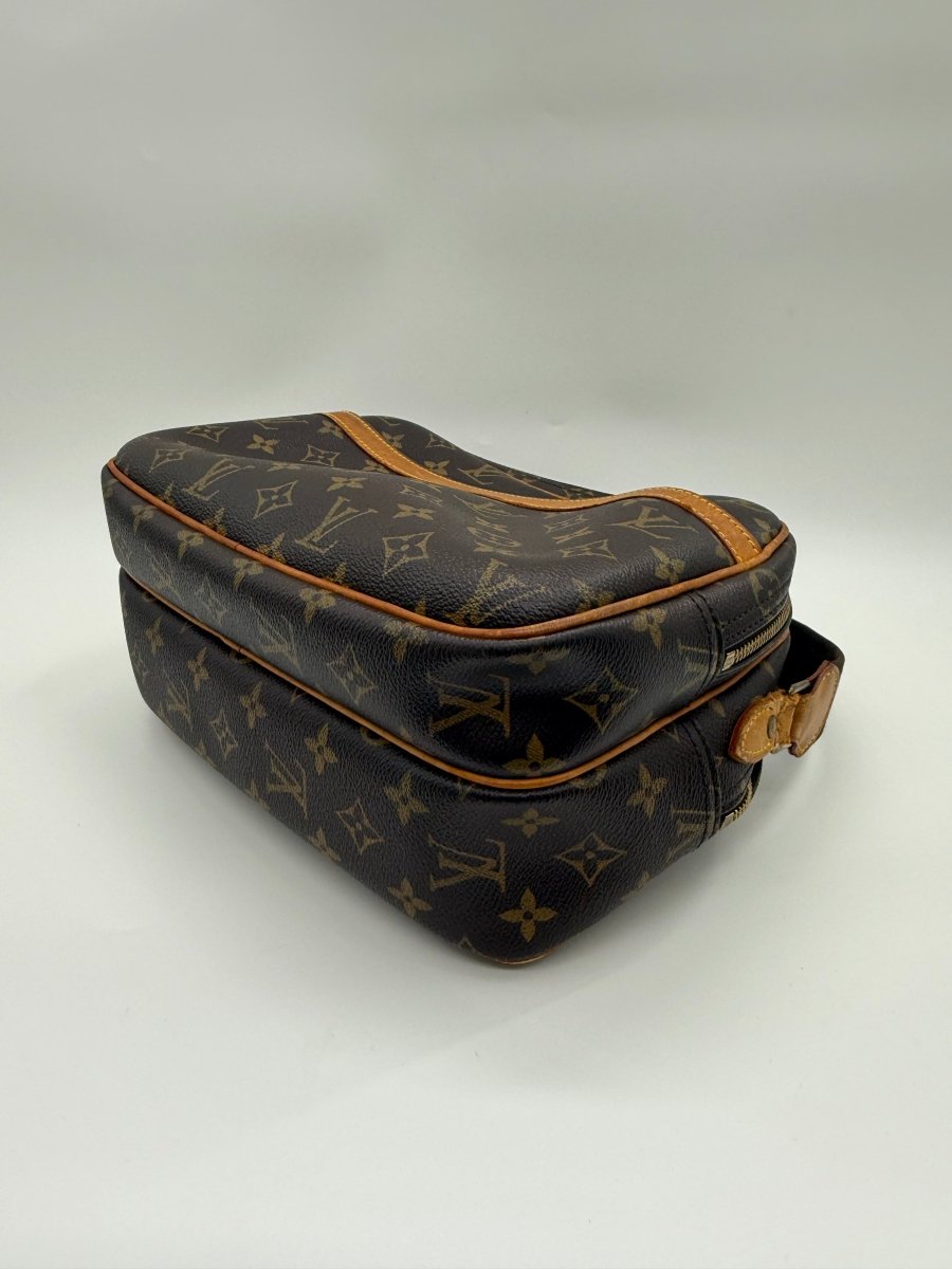 Louis Vuitton Brown Monogram Reporter PM Shoulder Bag - Lux Central