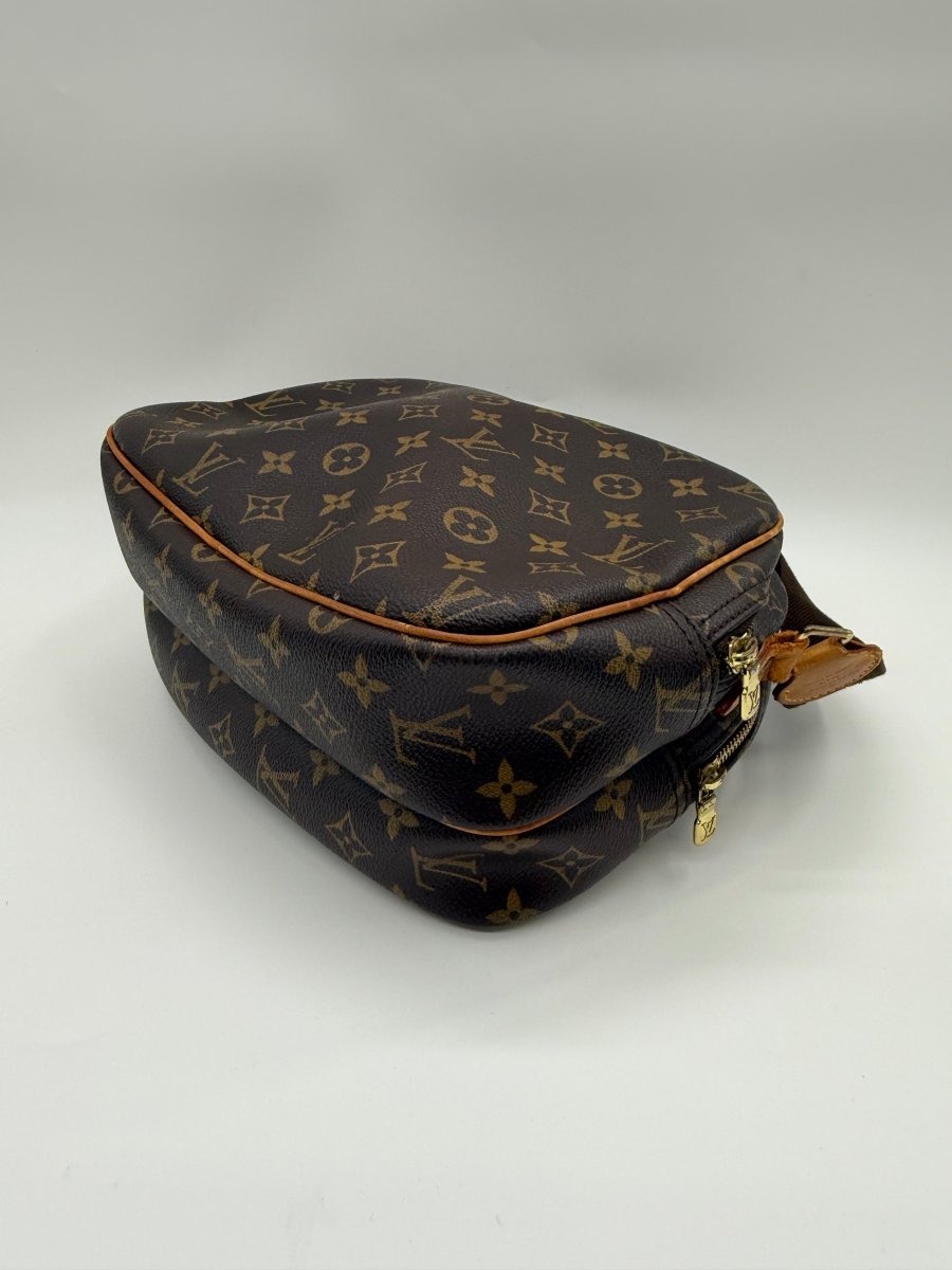 Louis Vuitton Brown Monogram Reporter PM Shoulder Bag - Lux Central