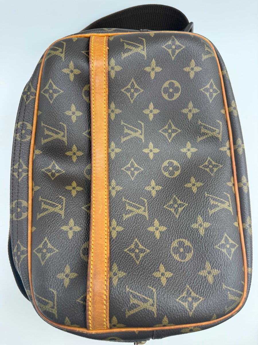Louis Vuitton Brown Monogram Reporter PM Shoulder Bag - Lux Central