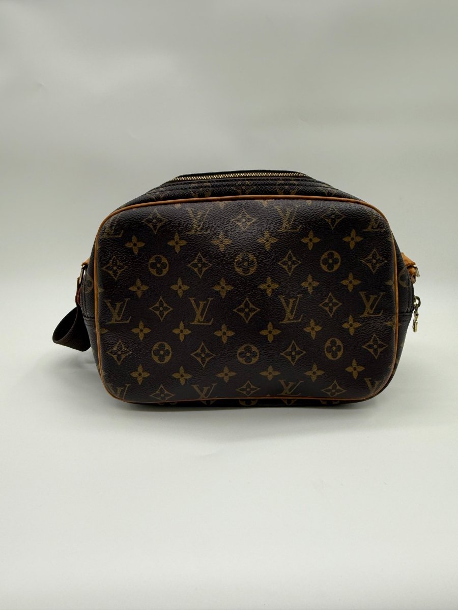 Louis Vuitton Brown Monogram Reporter PM Shoulder Bag - Lux Central