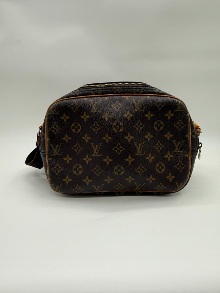 Louis Vuitton Brown Monogram Reporter PM Shoulder Bag - Lux Central