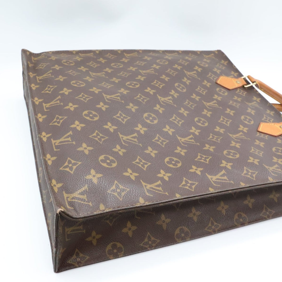 Louis Vuitton Brown Monogram Sac Plat Handbag - Lux Central