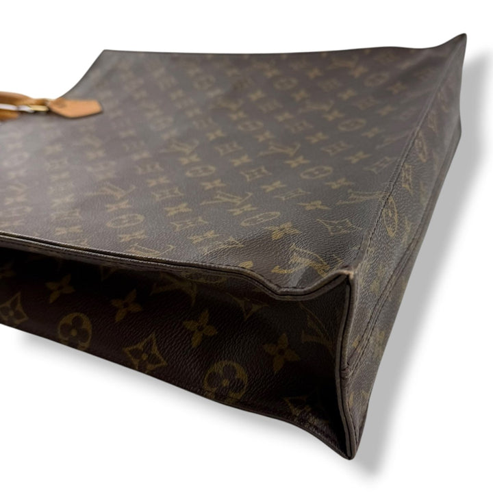 Louis Vuitton Brown Monogram Sac Plat Handbag - Lux Central