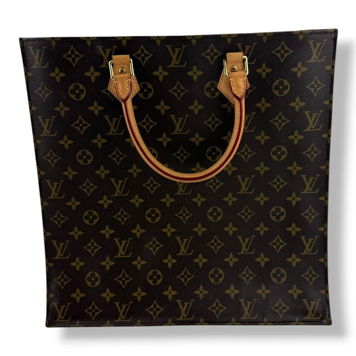 Louis Vuitton Brown Monogram Sac Plat Handbag - Lux Central