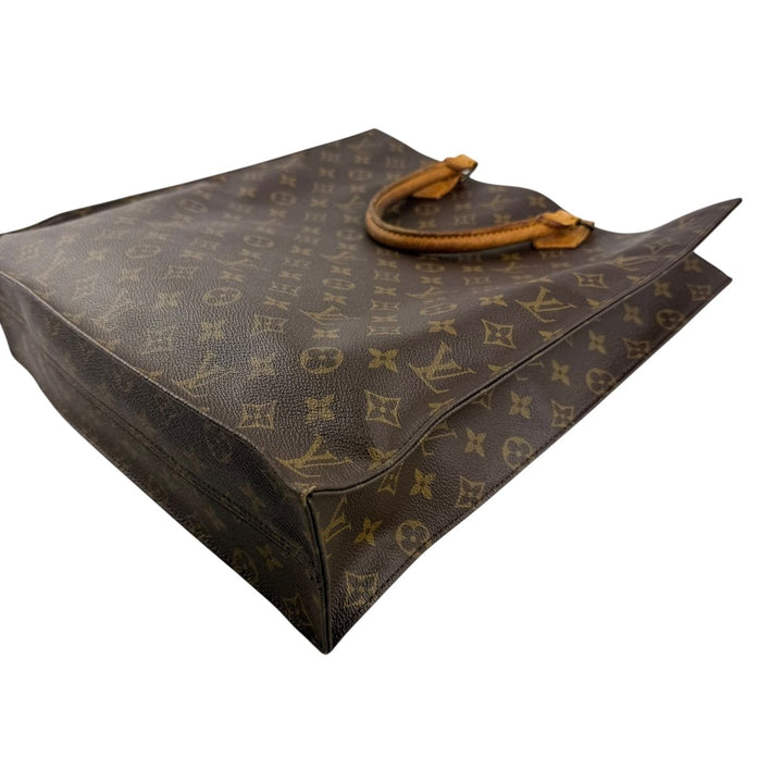 Louis Vuitton Brown Monogram Sac Plat Handbag - Lux Central