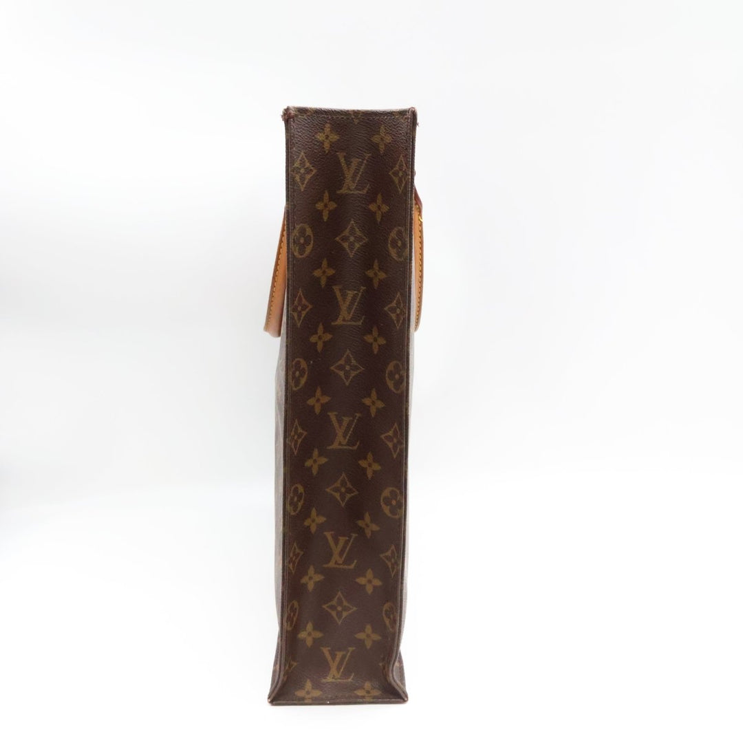 Louis Vuitton Brown Monogram Sac Plat Handbag - Lux Central