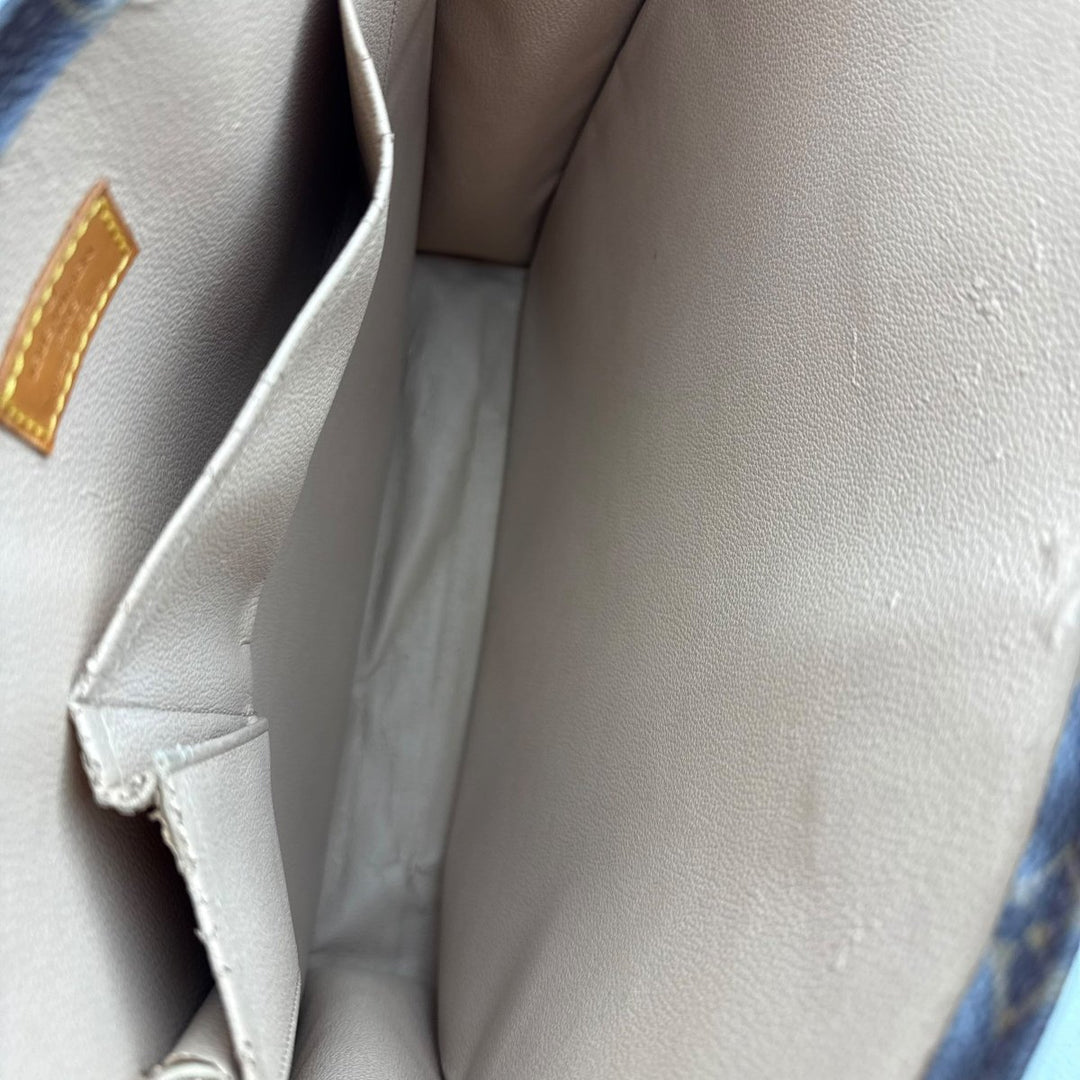 Louis Vuitton Brown Monogram Sac Plat Handbag - Lux Central