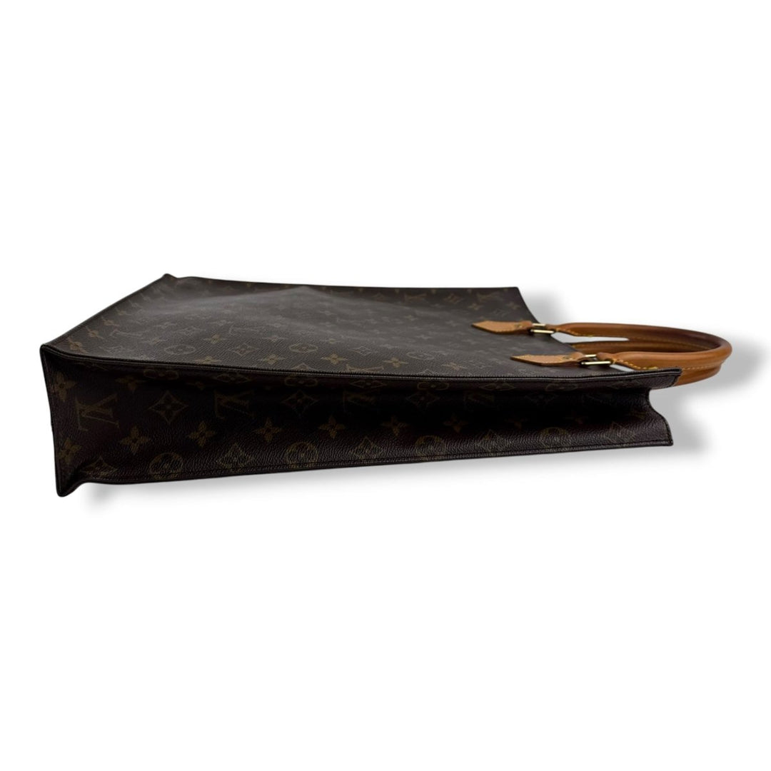 Louis Vuitton Brown Monogram Sac Plat Handbag - Lux Central