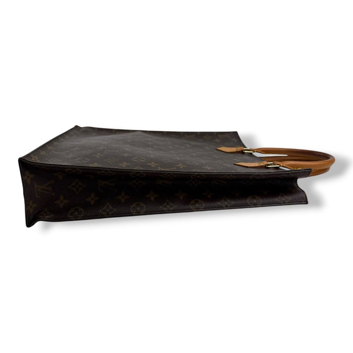 Louis Vuitton Brown Monogram Sac Plat Handbag - Lux Central