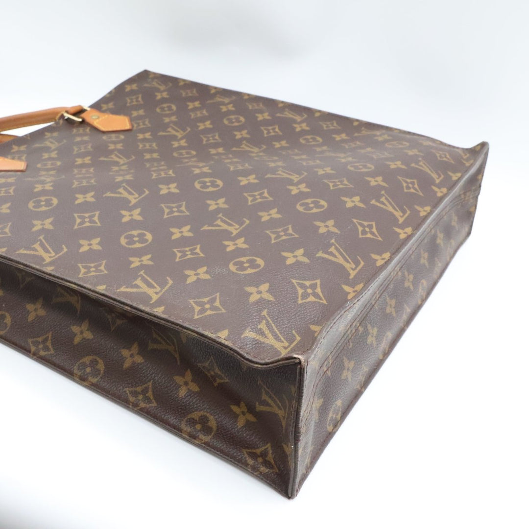 Louis Vuitton Brown Monogram Sac Plat Handbag - Lux Central
