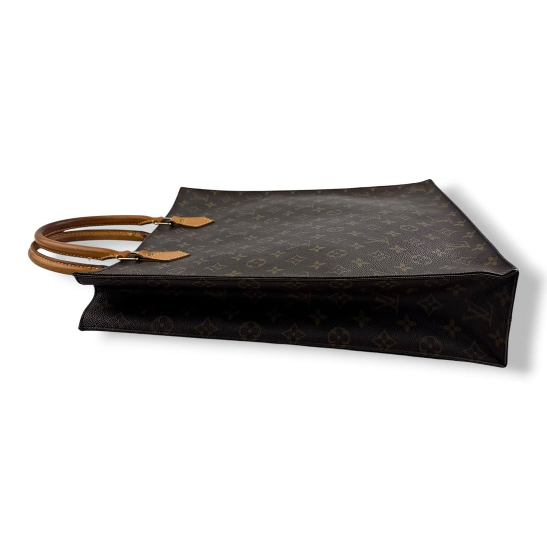 Louis Vuitton Brown Monogram Sac Plat Handbag - Lux Central