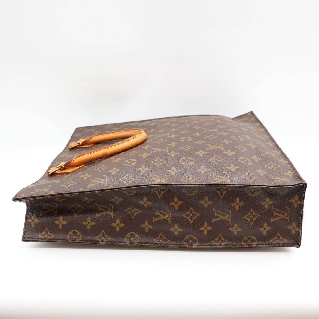 Louis Vuitton Brown Monogram Sac Plat Handbag - Lux Central