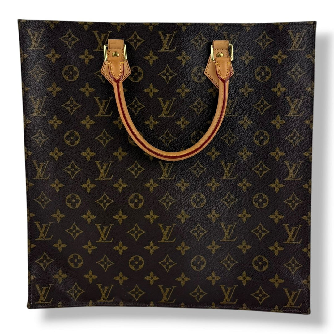 Louis Vuitton Brown Monogram Sac Plat Handbag - Lux Central