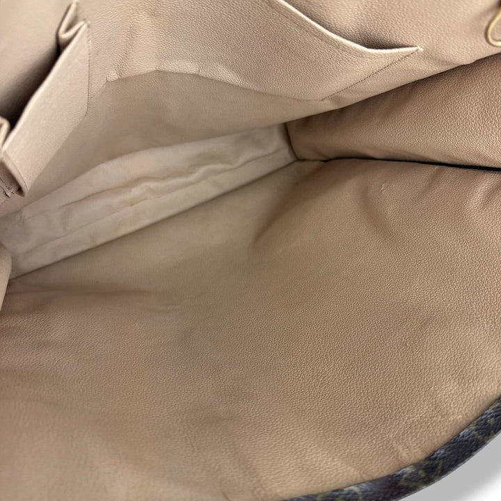 Louis Vuitton Brown Monogram Sac Plat Handbag - Lux Central