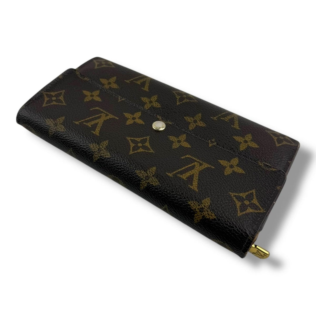 Louis Vuitton Brown Monogram Sarah Femme Wallet - Lux Central