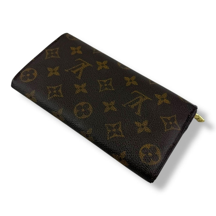 Louis Vuitton Brown Monogram Sarah Femme Wallet - Lux Central
