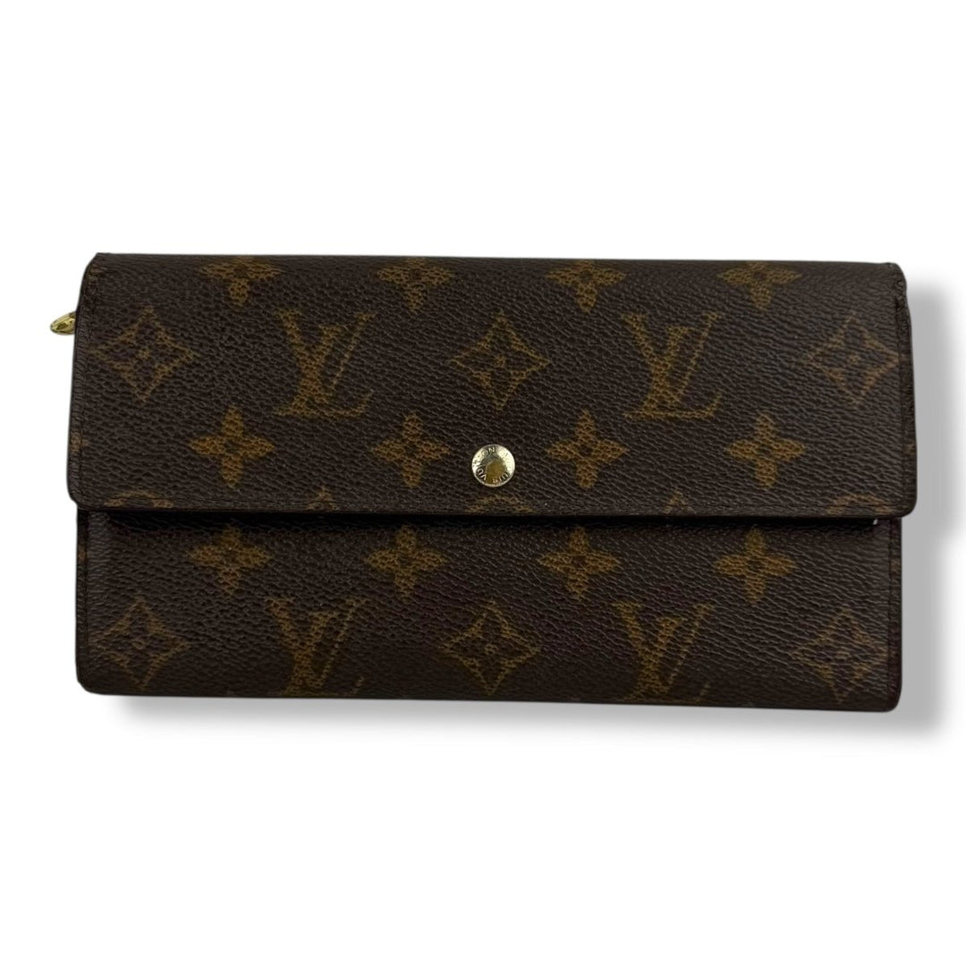 Louis Vuitton Brown Monogram Sarah Femme Wallet - Lux Central