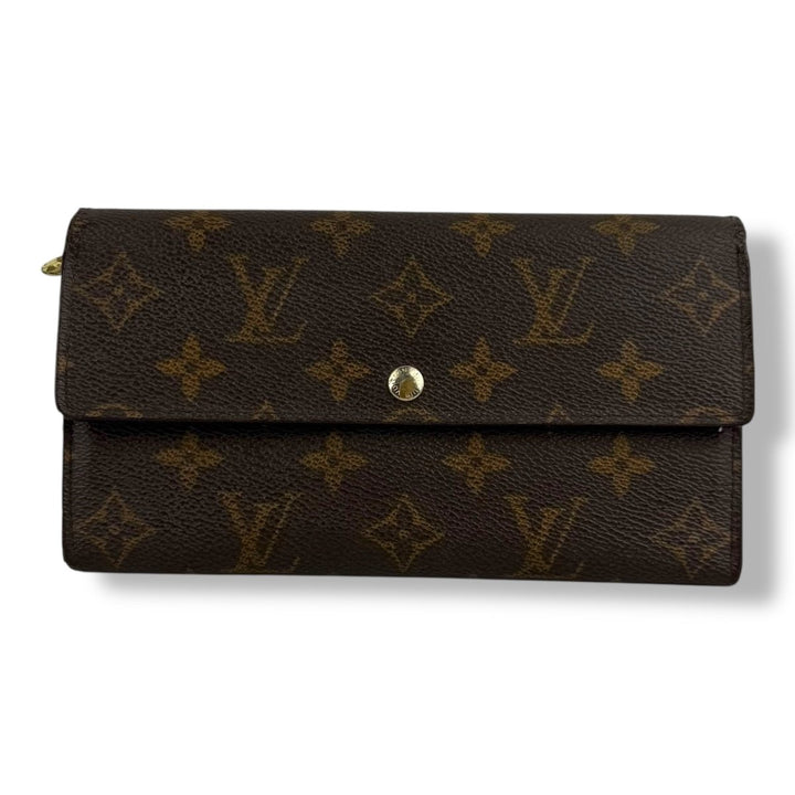 Louis Vuitton Brown Monogram Sarah Femme Wallet - Lux Central