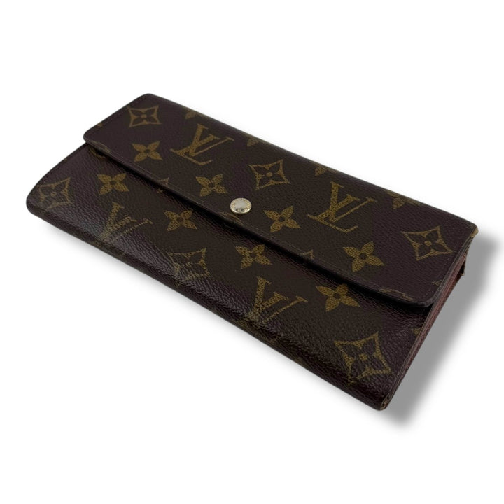 Louis Vuitton Brown Monogram Sarah Femme Wallet - Lux Central