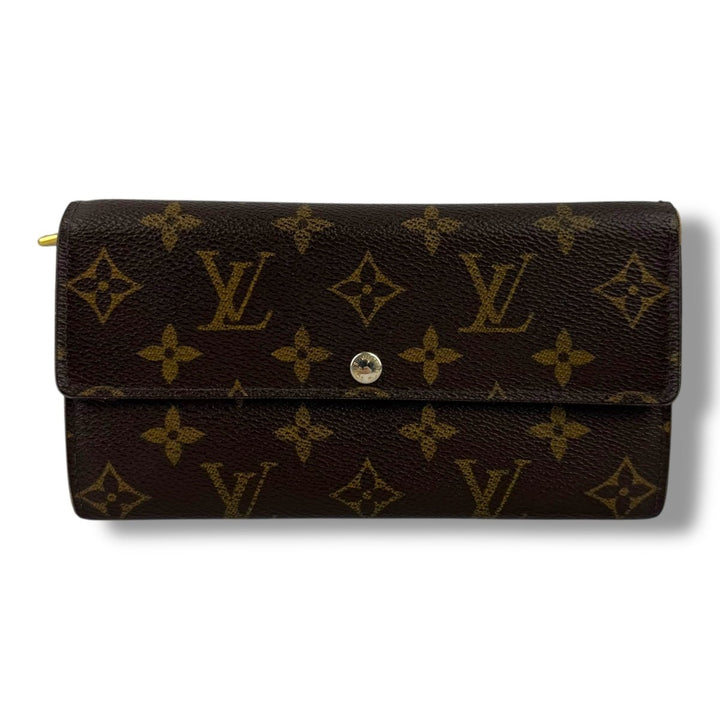 Louis Vuitton Brown Monogram Sarah Femme Wallet - Lux Central