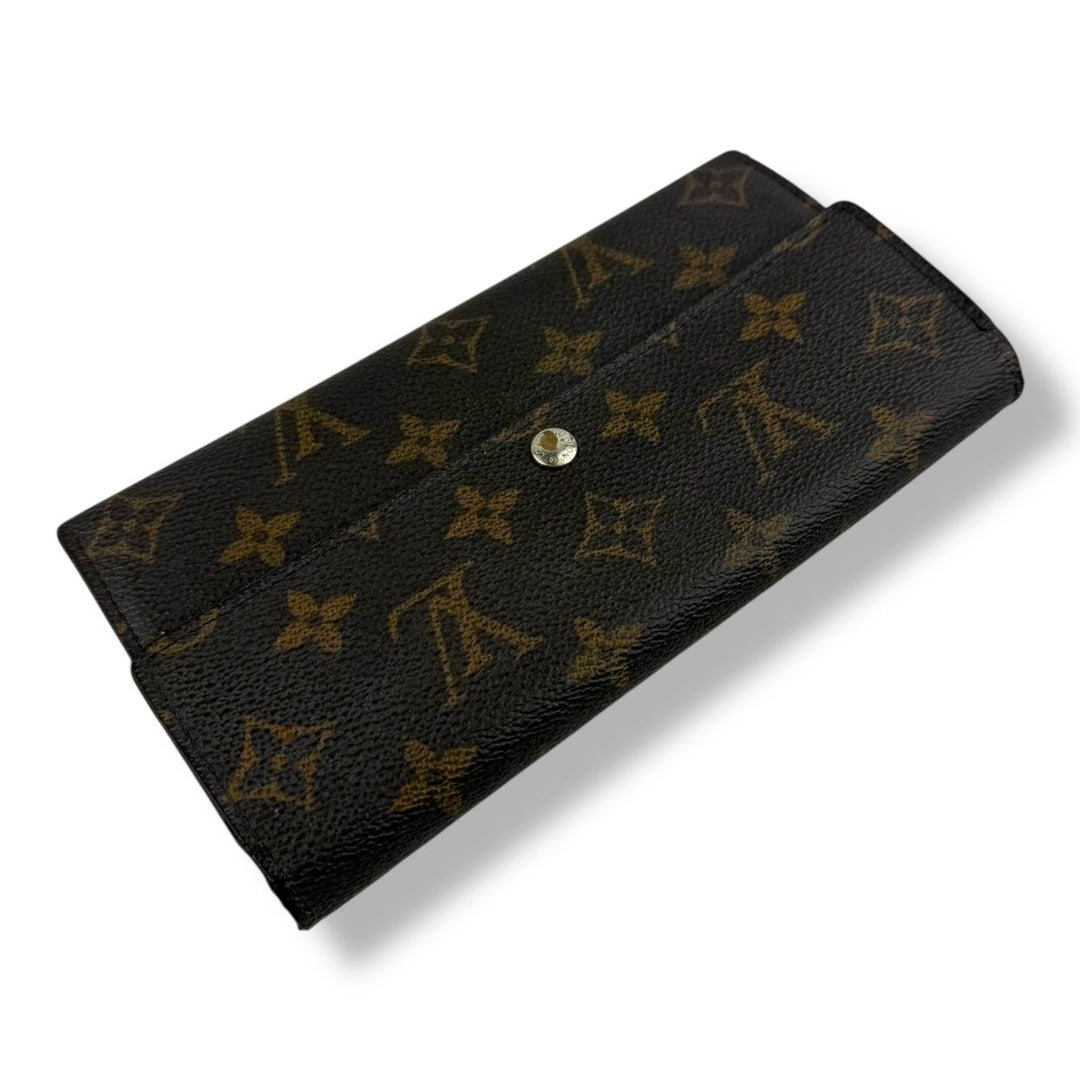 Louis Vuitton Brown Monogram Sarah Femme Wallet - Lux Central
